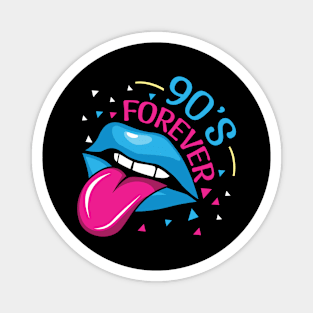 Vibe 90s Forever Carnival 90 Retro Party Year 1990 Magnet